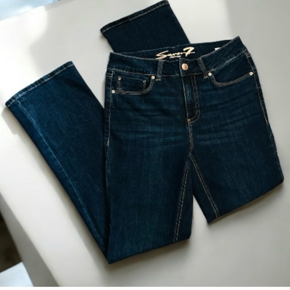 Seven7 Tummyless High Rise Bootcut Jeans